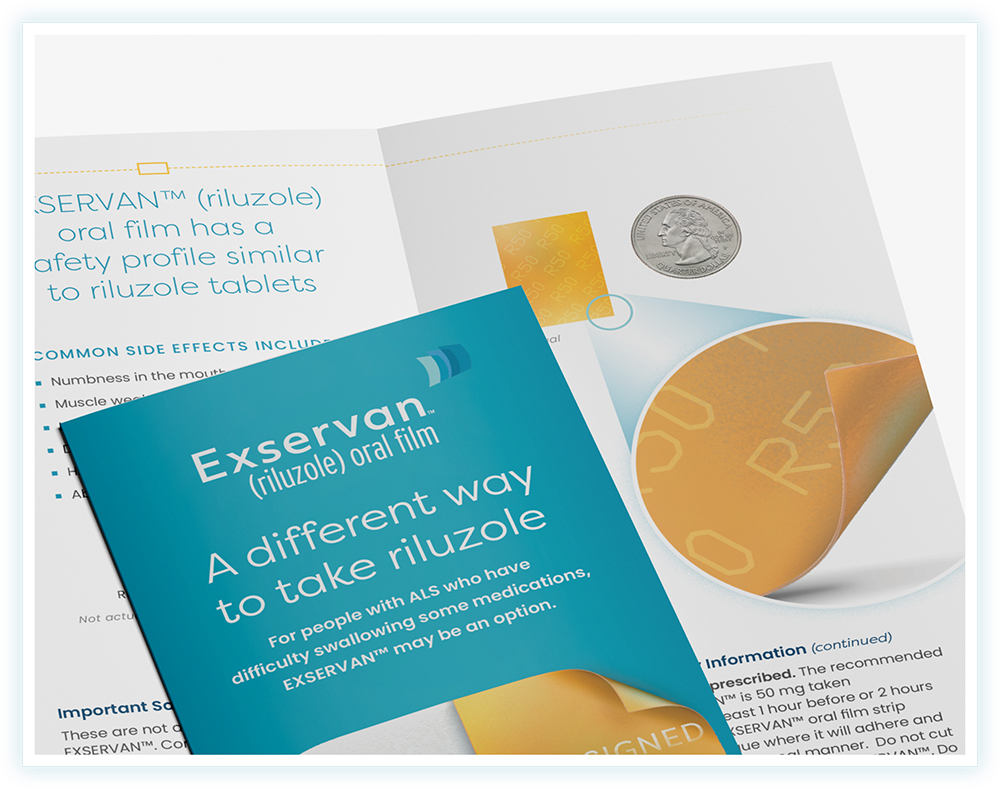 Overview of EXSERVAN™ patient brochure